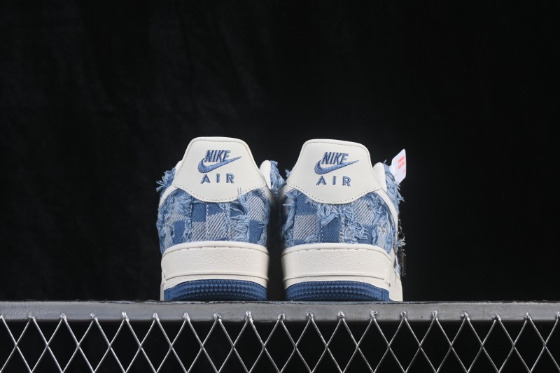 Nike Air Force 1'07 Low Collaboration Skateboarding Shoes with Full-Length Air Cushion - JL8888-002