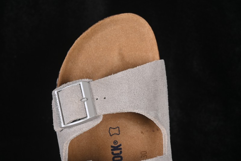 Birkenstock Shearling-Lined Slide Sandals with Cork-Latex Footbed - 1009527