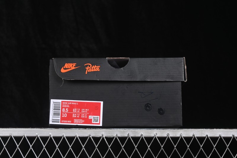 Nike Air Max 1 Retro Running Shoes with Half-Sole Air Cushion - II7055-800