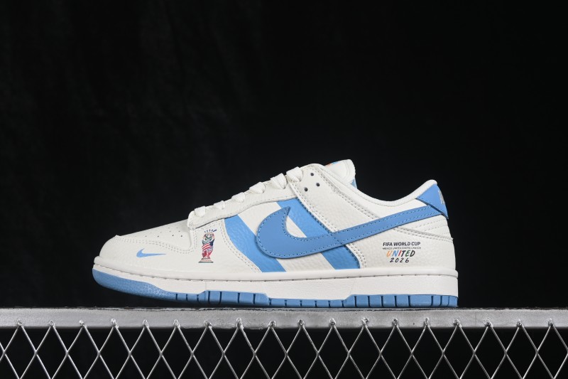 Nike SB Dunk Low World Cup Theme Premium Custom Low-Top Skateboarding Shoes - NH0601-496