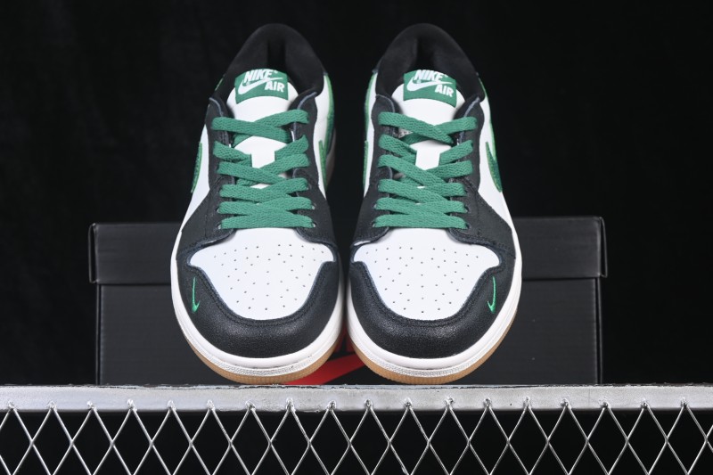 Air Jordan 1 Low AJ1 Pine Green Low-Top Retro Culture Basketball Shoes - IR2283-030