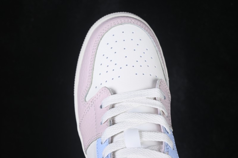 Nike Air Jordan 1 Low AJ1 White Pink Blue Low-Top Retro Cultural Basketball Shoes - IV3219-161