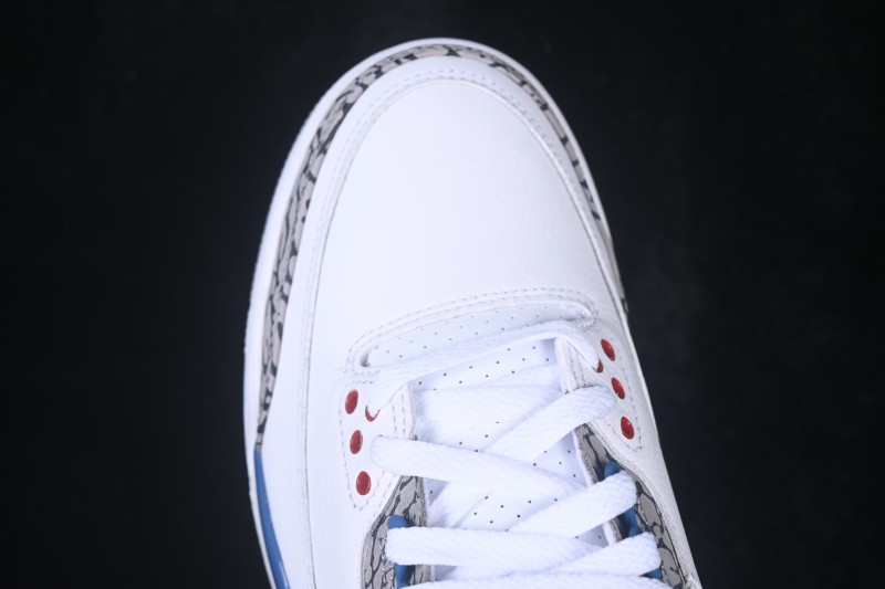 Air Jordan 3 Retro True Blue Basketball Shoes - IF4396-104
