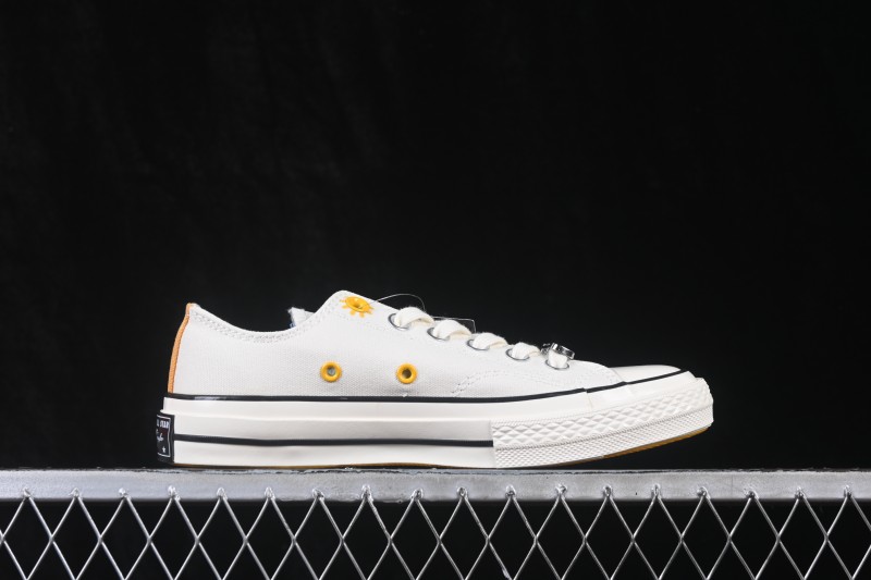 Converse Matsui Chuck 70 Low-Top Canvas Sneakers Simple Fresh Lace-Up Round Toe - A21362C