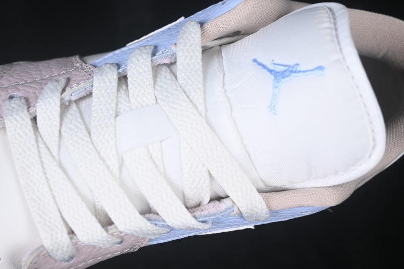 Nike Air Jordan 1 Low AJ1 White Pink Blue Low-Top Retro Cultural Basketball Shoes - IV3219-161