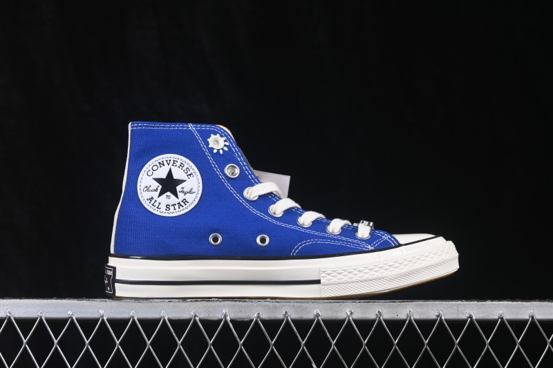 Converse Matsui x Chuck 70 Simple Fresh Lace-Up Round Toe High-Top Canvas Shoes - A21361C