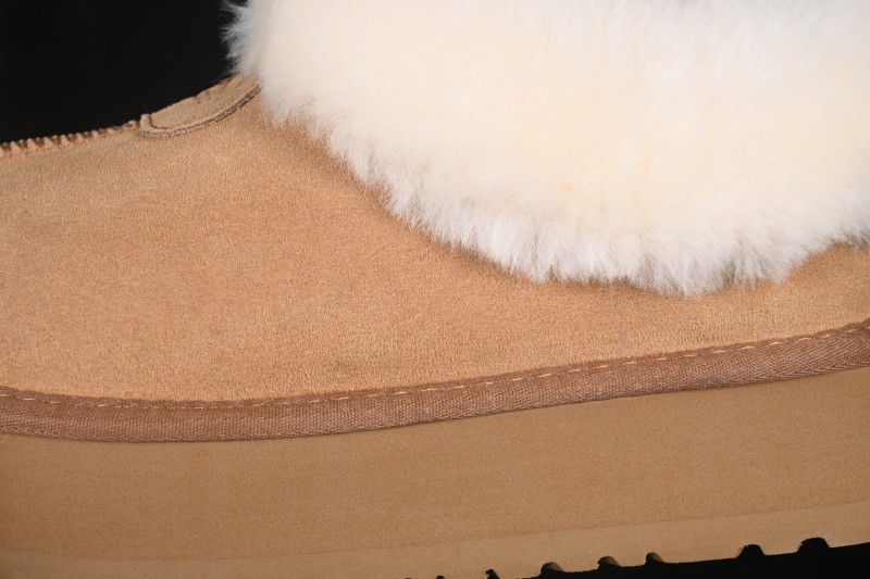 UGG Tazzelle H Tazzelle Water-Resistant Suede Winter Ankle Snow Boot with Fur Lining and Platform Sole - 1143791