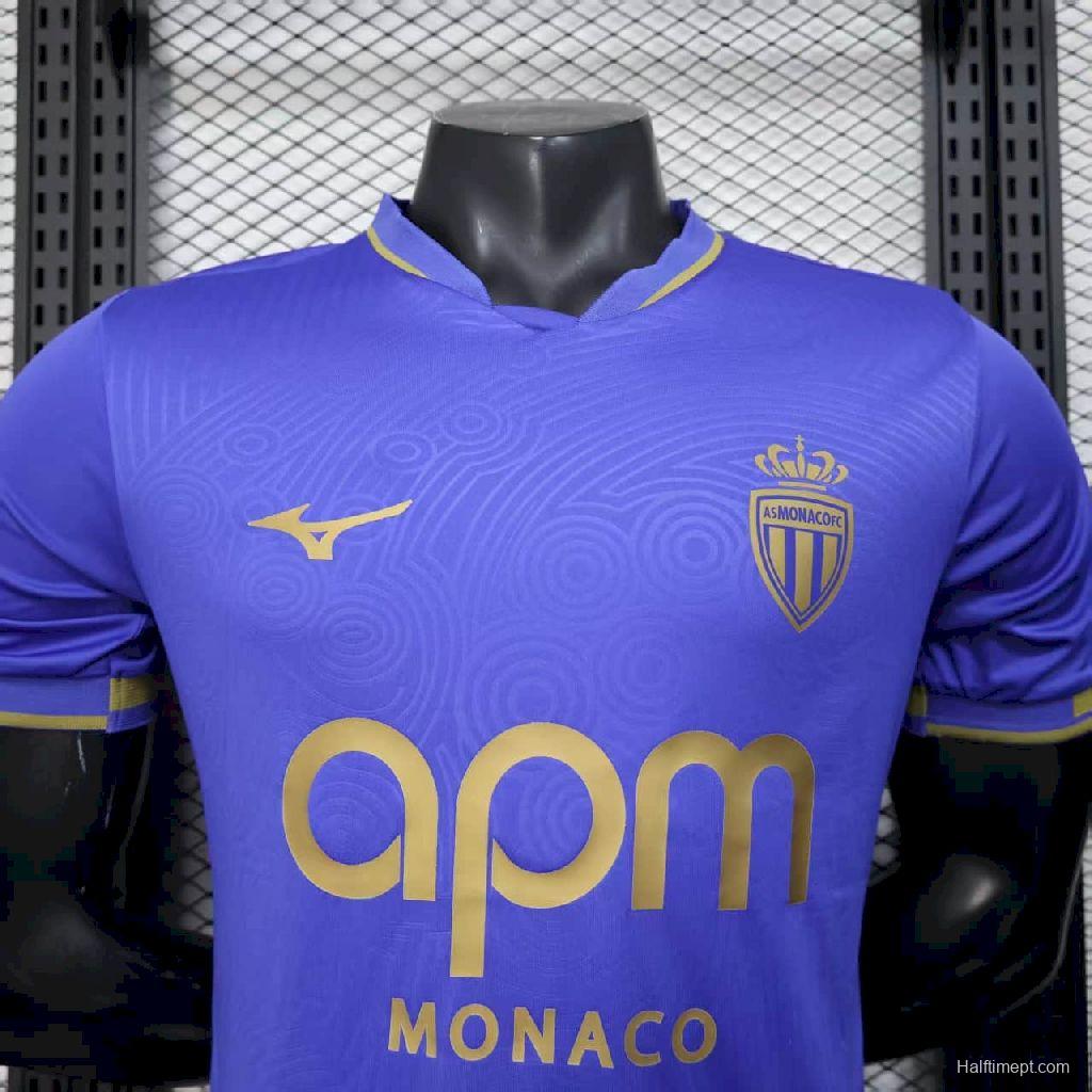 2025/26 Player Version Mens AS Monaco Away Jersey