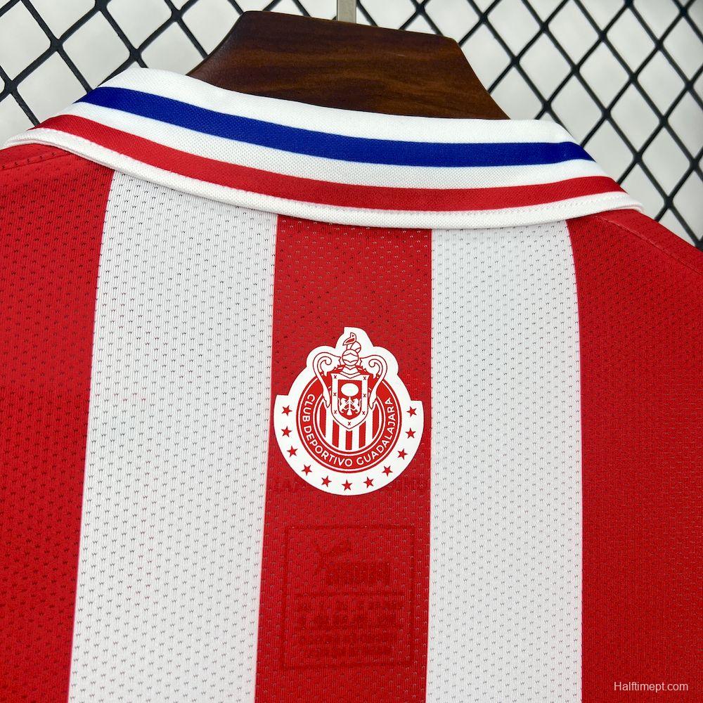 2016/17 Retro Chivas Guadalajara 110th Anniversary Long Sleeve Jersey