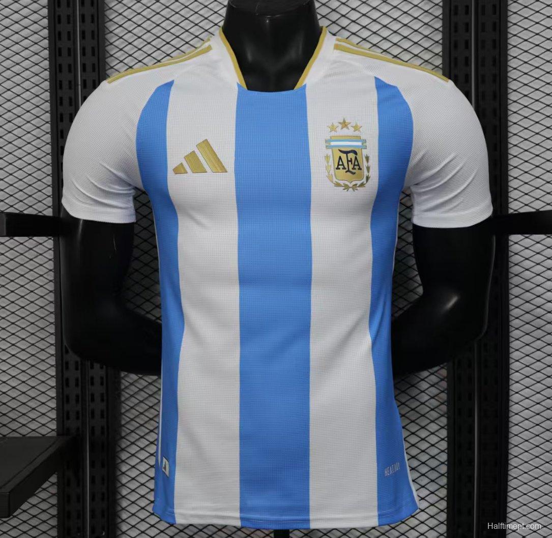 Player Version 2025 Argentina Home Jersey