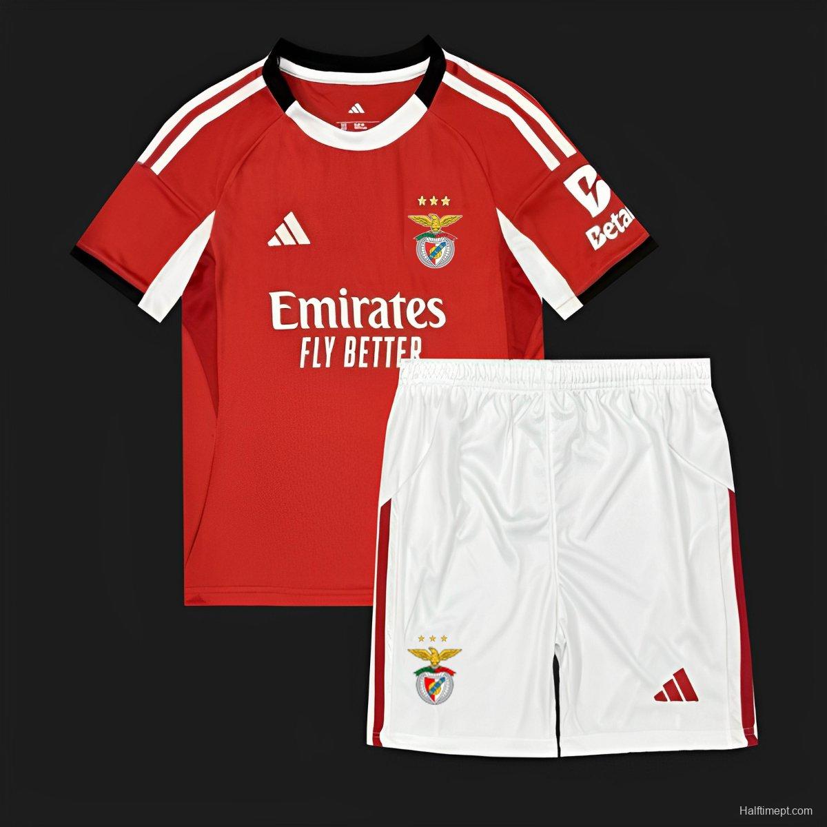 25/26 Kids Benfica Home Jersey