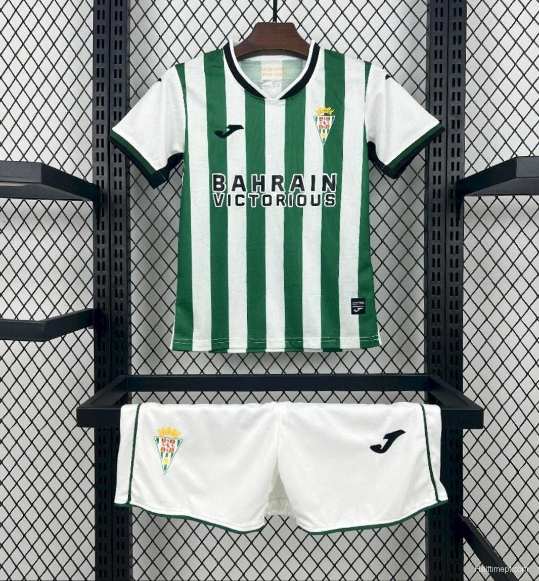 25/26 Kids Cordoba CF Home Jersey