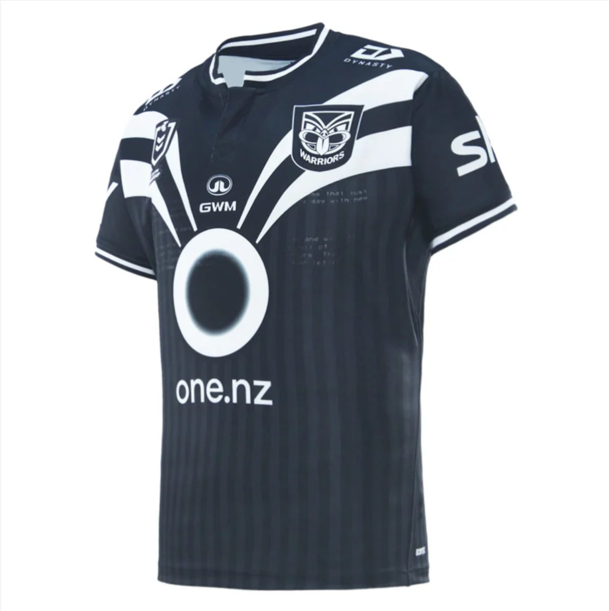 25/26 Kids New Zealand Warriors Navy with White Diagonal Stripes Jersey