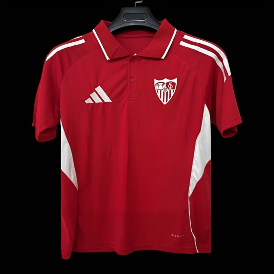 25/26 Sevilla Red POLO Jersey