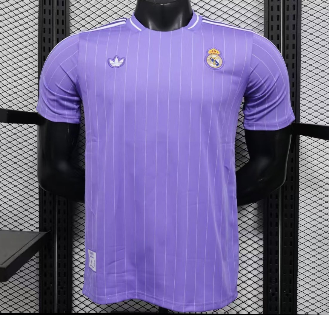 Player Version 25/26 Real Madrid Purple Adidas Original Jersey