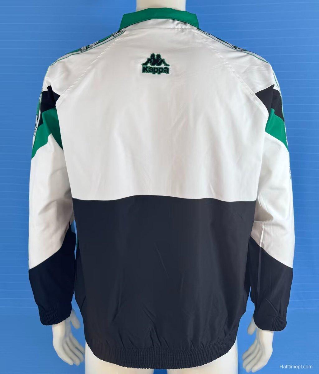 96/97 Real Betis White/Black Windbreaker
