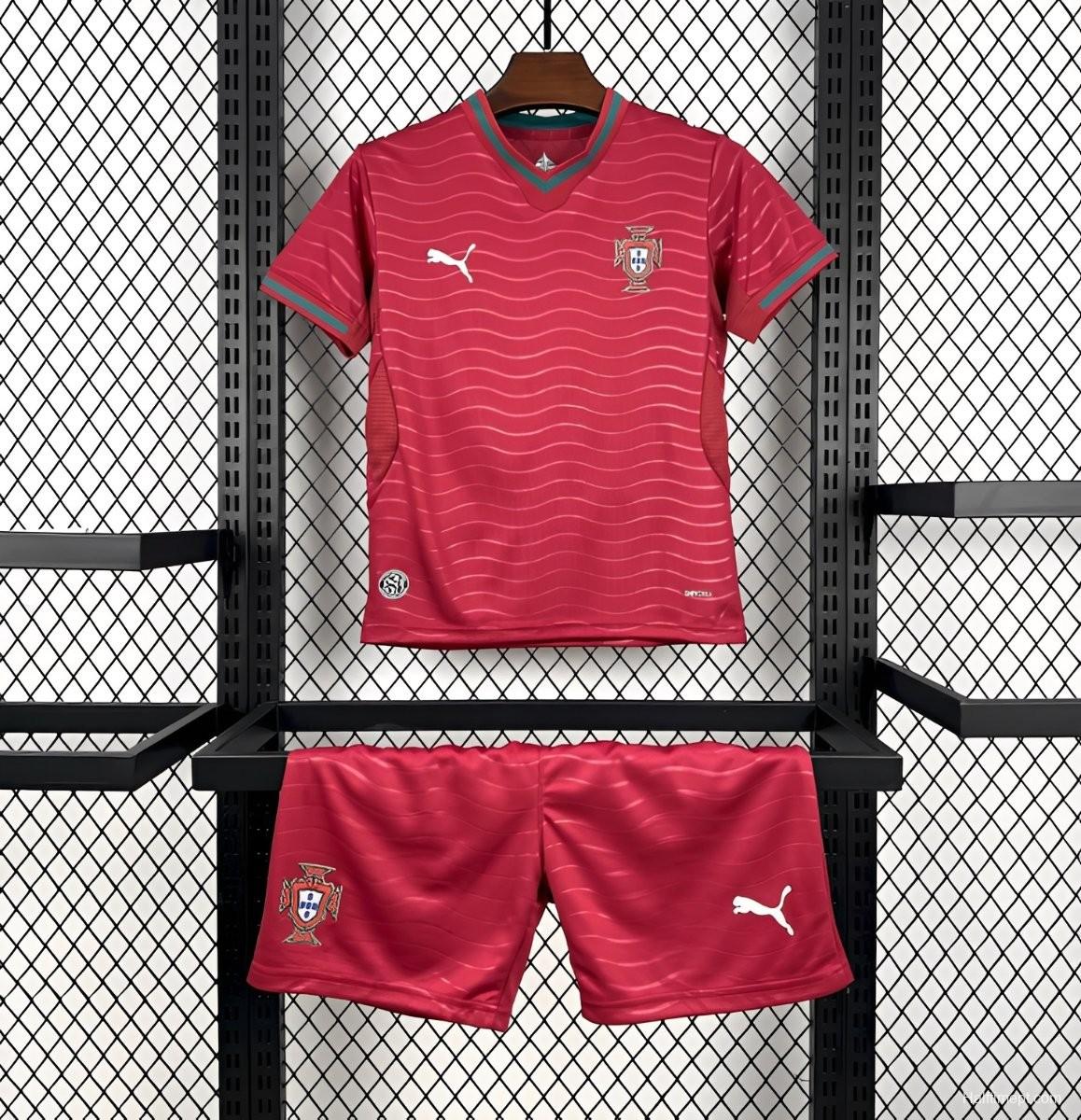 2026 Kids Portugal World Cup Home Kit
