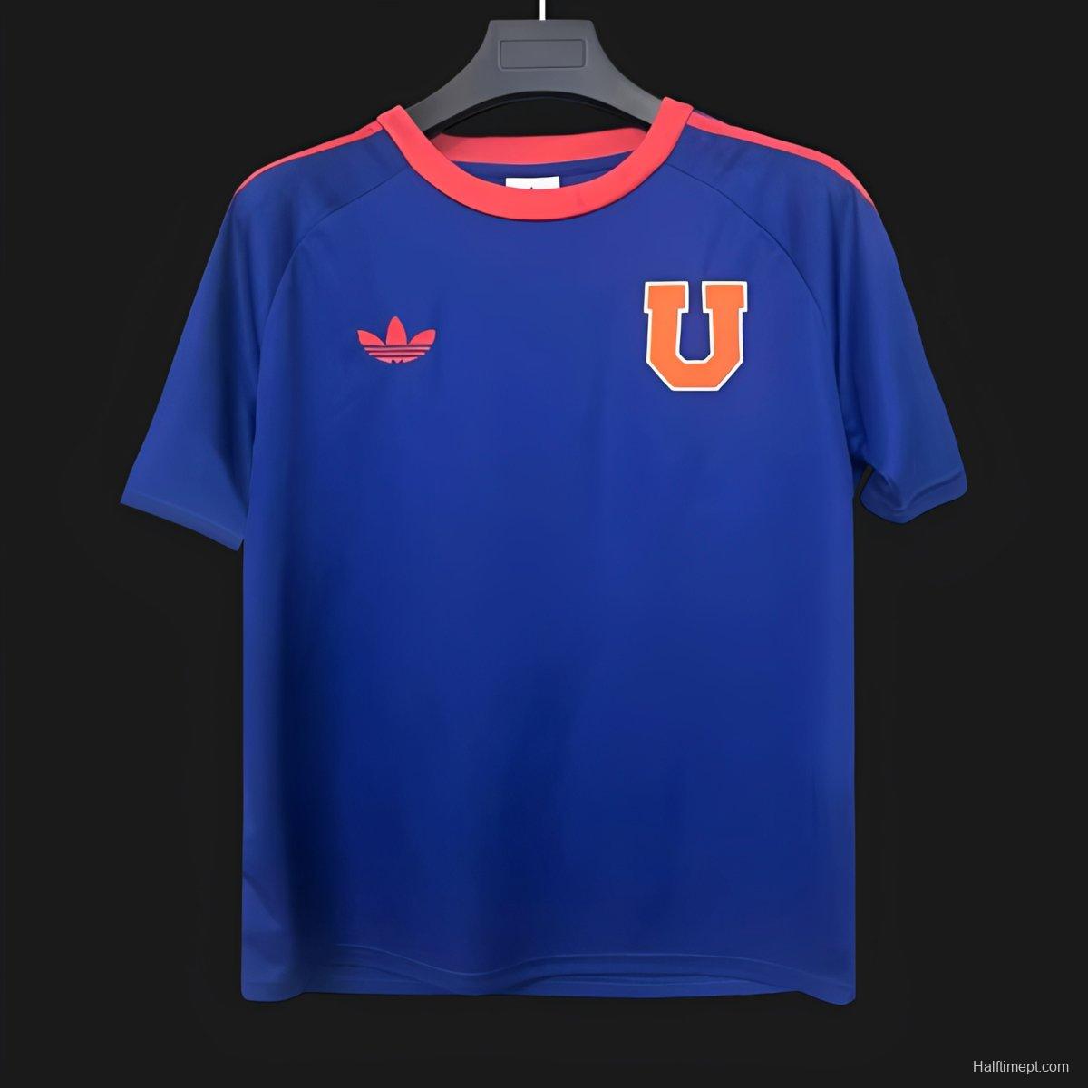 26/27 Club Uiversidada De Chile Blue Pre-Match Jersey
