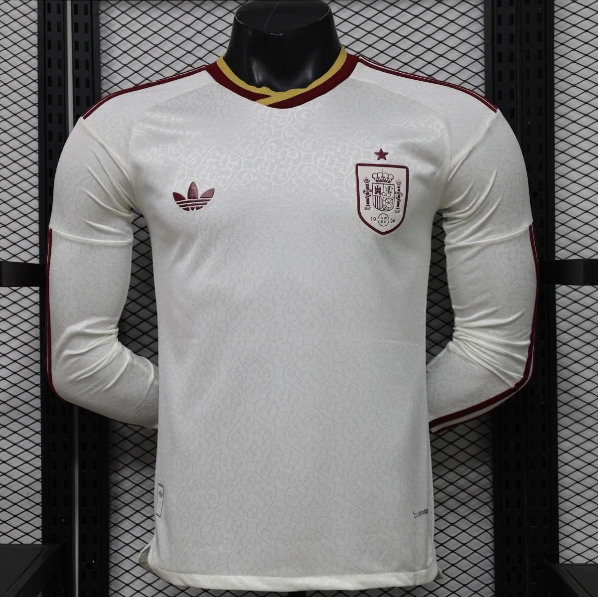 Player Version 26/27 Spain Away  White Long Sleeve Jersey