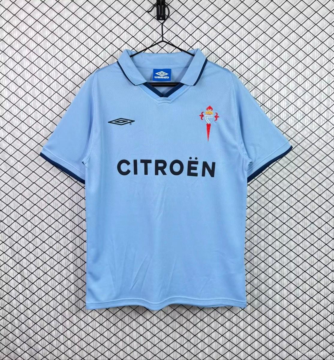 Retro 01/02 Celta de Vigo Home Jersey