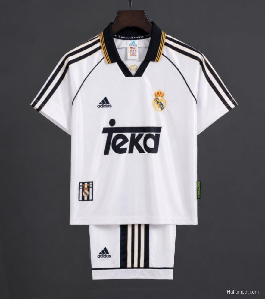 Retro Kids 98/00 Real Madrid Home Jersey