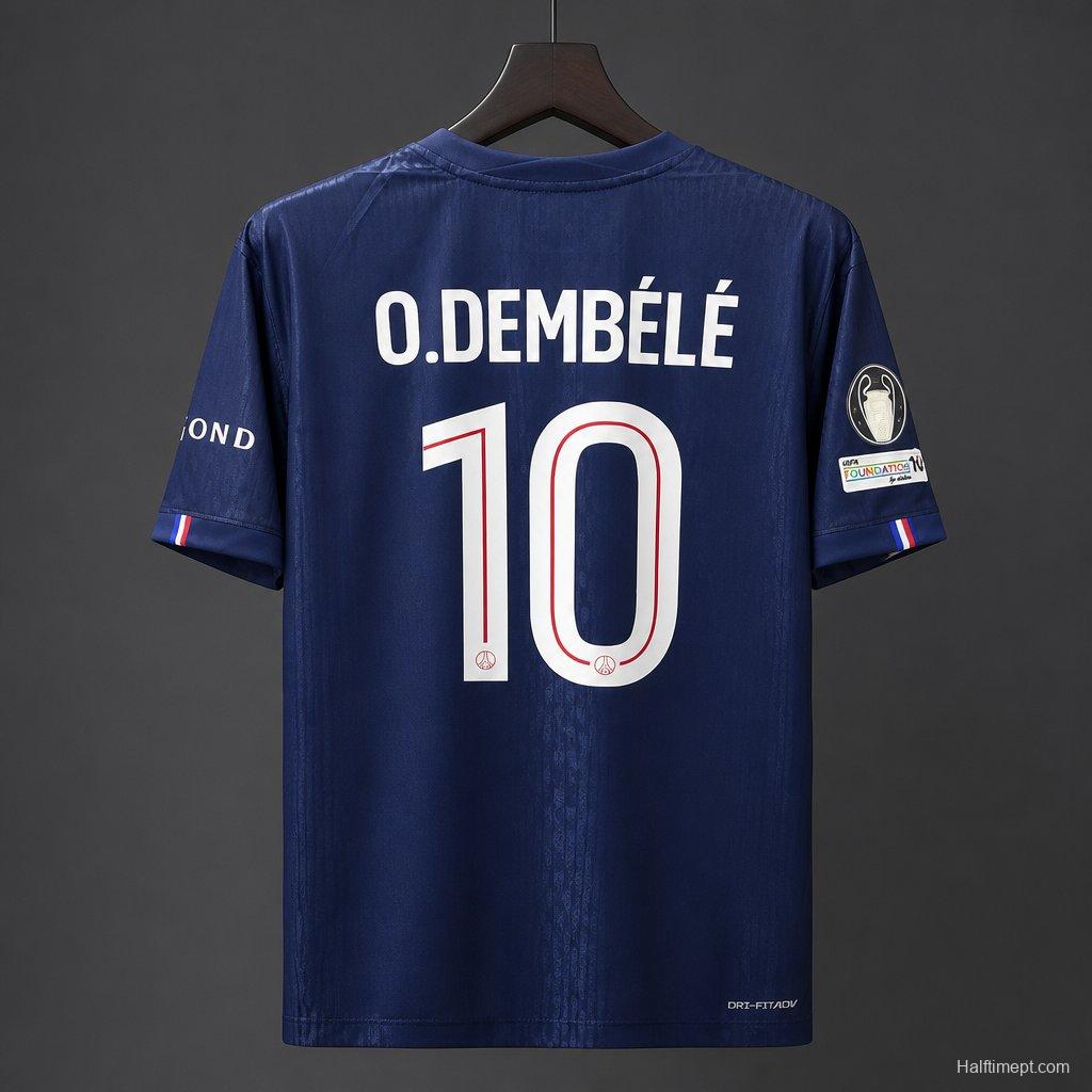 25/26 PSG Home Champions Final Match Jersey