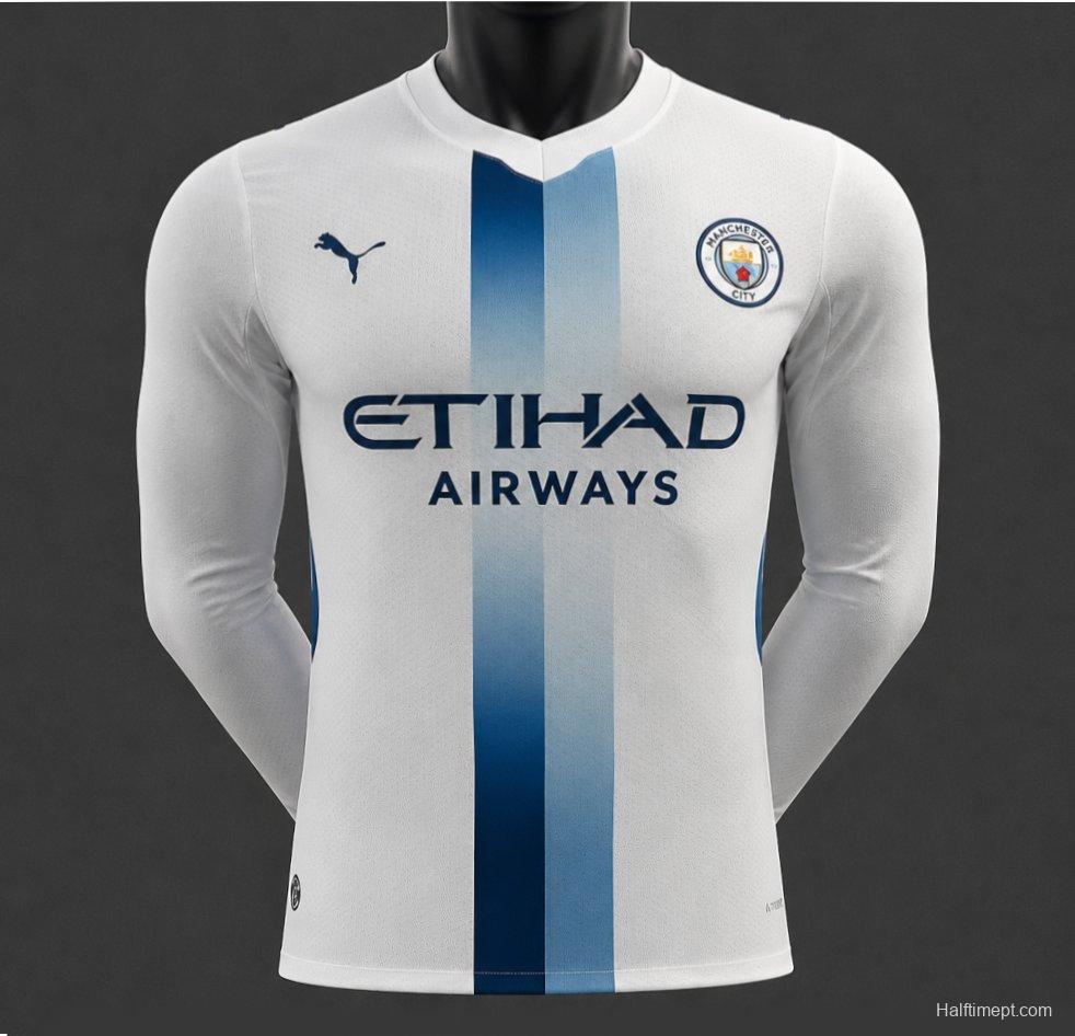 Player Version 26/27 Manchester City Third White Long Sleeve Jersey