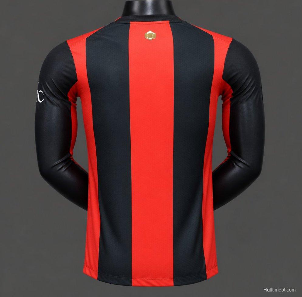 Player Version 26/27 AC Milan Home Long Sleeve Jersey