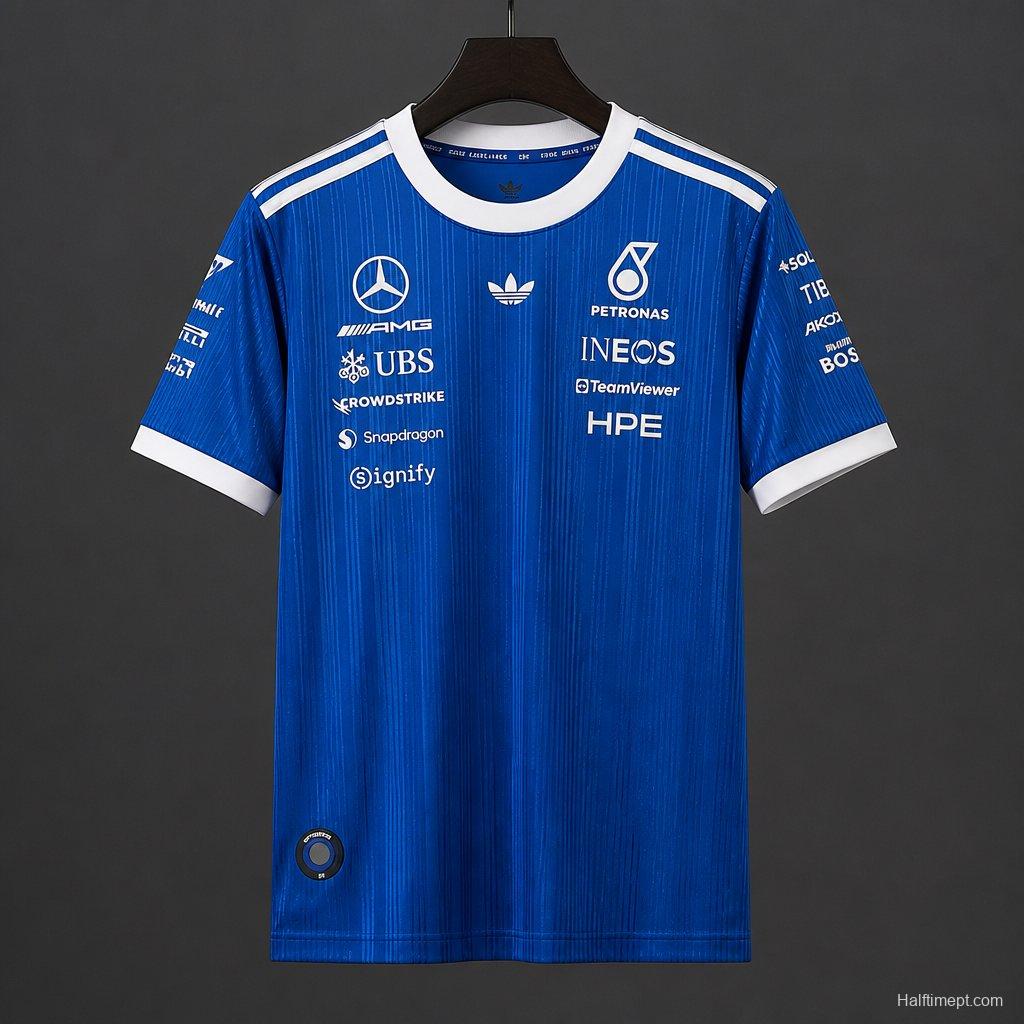 2026 F1 Mercedes-AMG Petronas F1 Team Blue Training Jersey