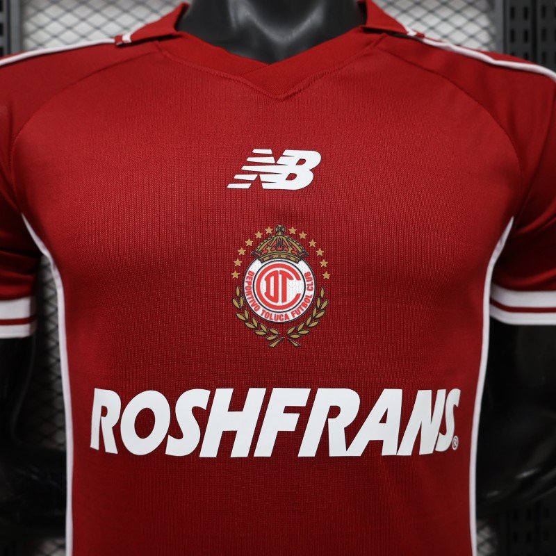 Player Version 26/27 Toluca Home Red Jersey
