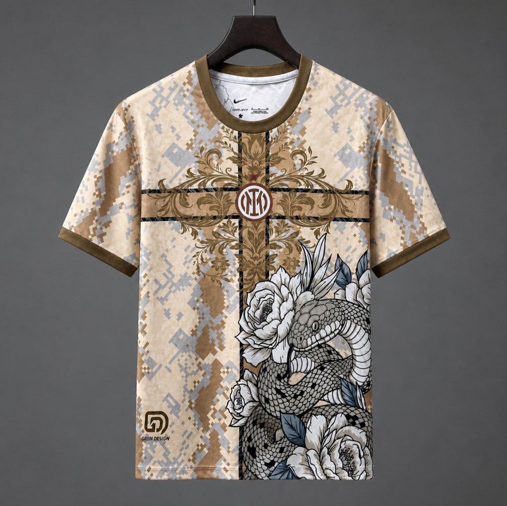 26/27 Inter Milan Special Edition Desert Camo Snake Concept Jersey