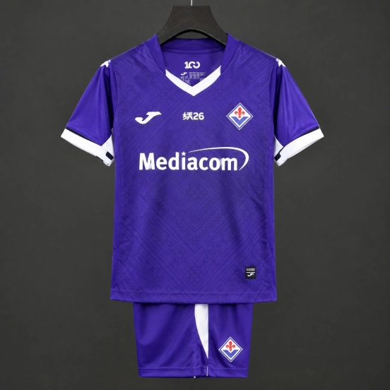 26/27 Kids Fiorentina Home Purple Jersey